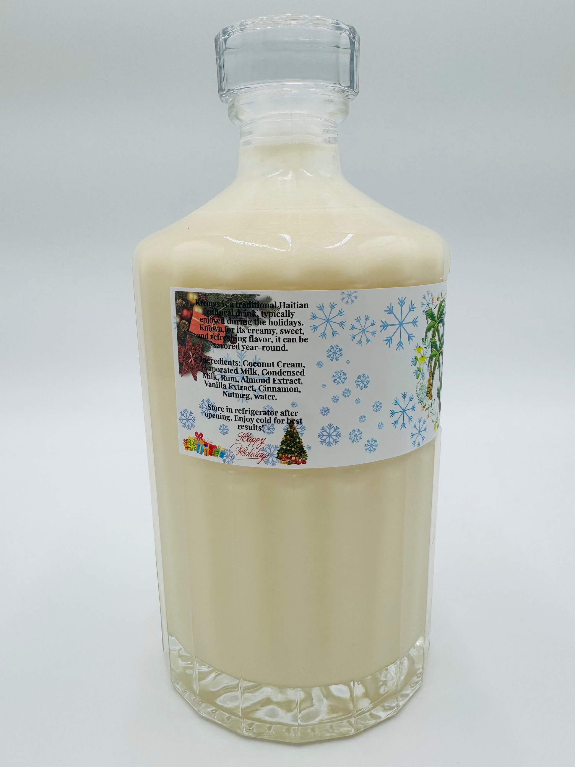 Kremas Bottle- Side label view